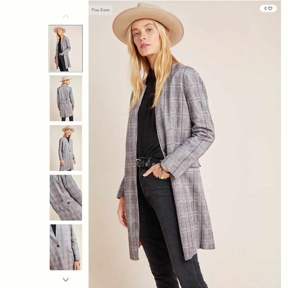 Anthropologie BLANKNYC Renegade Longline Blazer